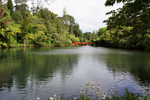 Main Lake and Poet's Bridge photo