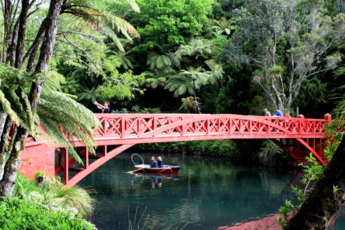 Poet's Bridge at Pukekura Park photo