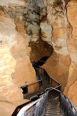 Walkway Through Aranui Cave photo