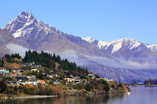 Majestic peaks and Lake Wakatipu photo