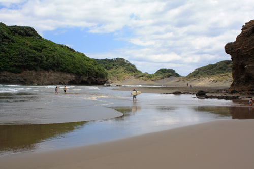 Waitakere Bay Waitakere River photo