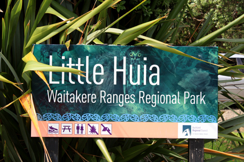 Little Huia Sign photo