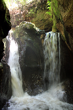 Warm Double Waterfall photo