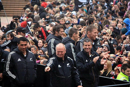 2011 All Black World Cup Team photo