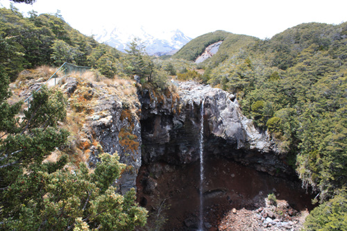 View of Mangawhero Falls photo