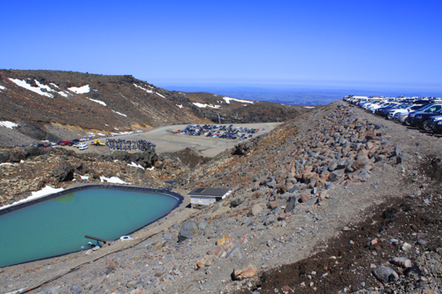 Carparks at Turoa Ski Field  photo