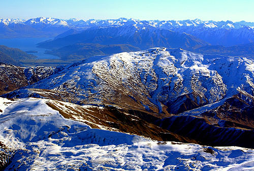 Lake Wakatipu & Southern Alps photo