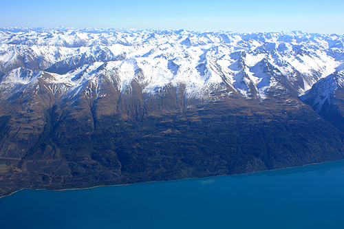 Mountains and Lake Wakatipu photo