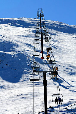 Ski Lift at Coronet Peak photo