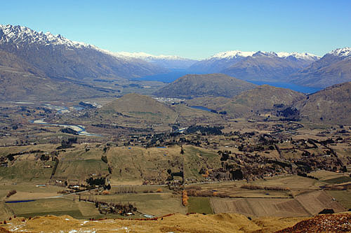 View from Coronet Peak ski field photo