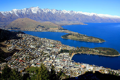 View from Bob's Peak in Queenstown photo