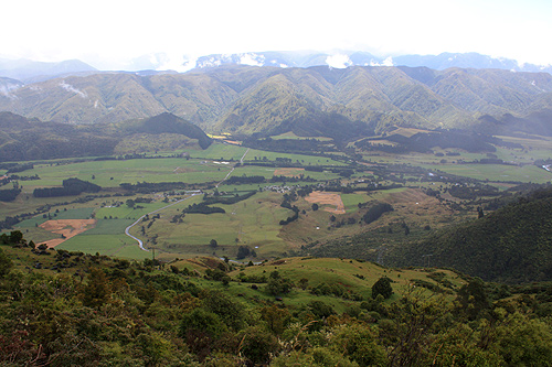 View from Takaka Hill photo