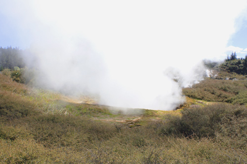Huge Steaming Fumerole photo