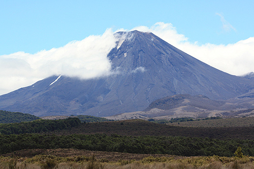 Mount Ngauruhoe & Cloud photo