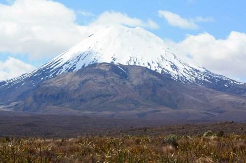 Cloudy Day at Mount Ngauruhoe photo