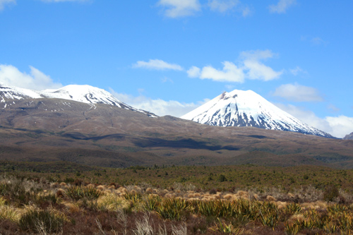 Mount Ngauruhoe and Tongariro photo