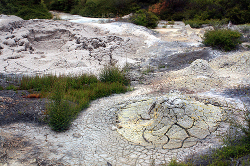 Dried Up Mud Pools photo