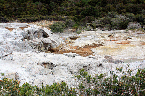 Silica near Pohutu Geyser photo