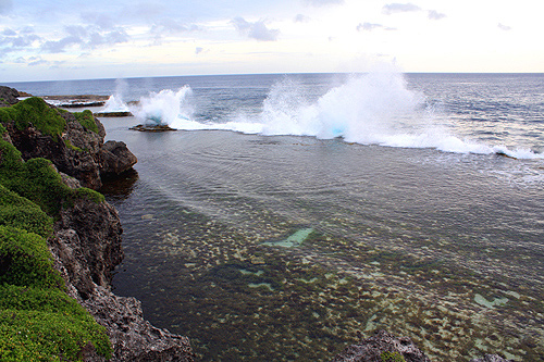 Mapu a Vaea Coral Barrier photo