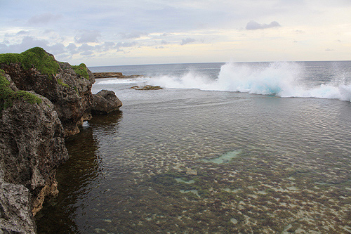 Mapu a Vaea Coral Barrier photo