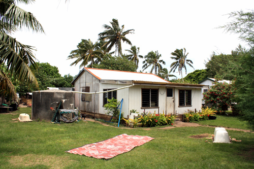 Typical Home in Atata Tonga photo