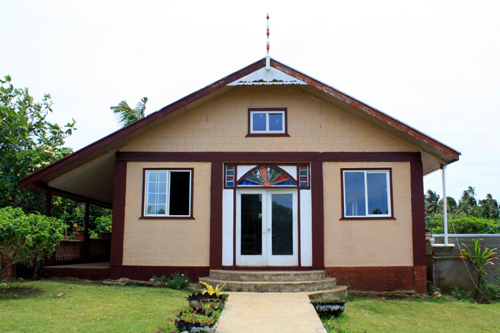 Local Church in Atata Tonga photo